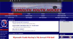 Desktop Screenshot of plymouthyouthhockey.net